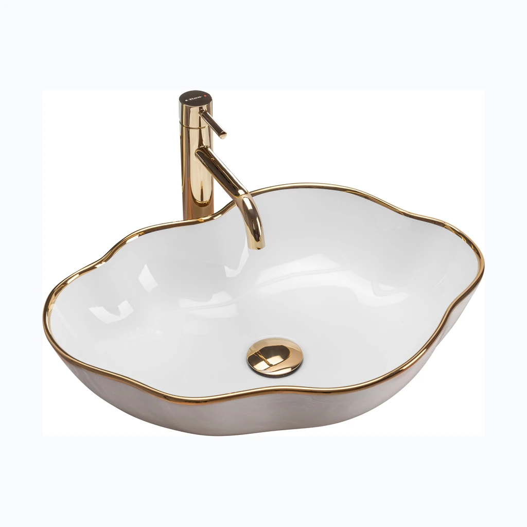 Rea Pearl Gold Edge tööpinna valamu (REA-U0696)