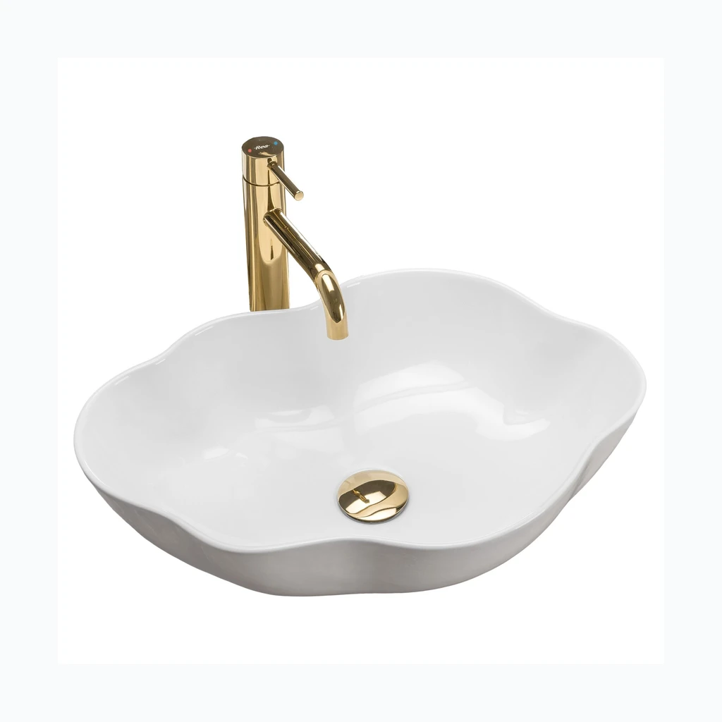 Rea Pearl White tööpinna valamu (REA-U0265)