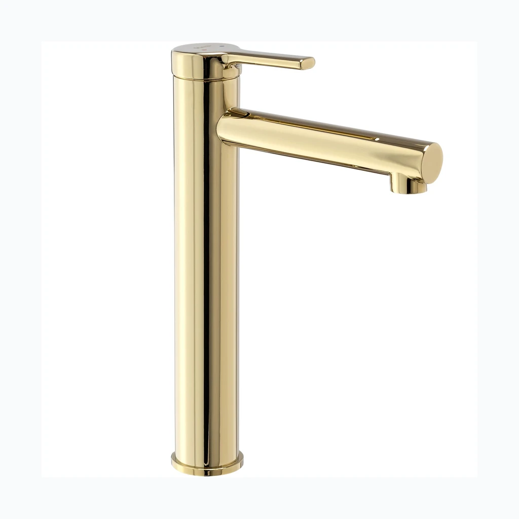 REA PIXEL GOLD GOLD Смеситель для раковины Kõrge (REA-B6215)