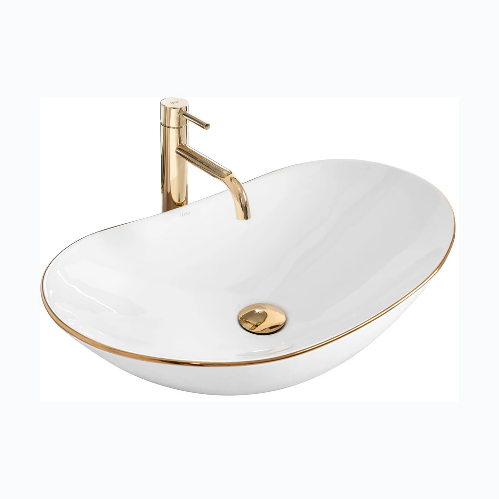 Rea Royal Gold Edge tööpinna раковина (REA-U8570)