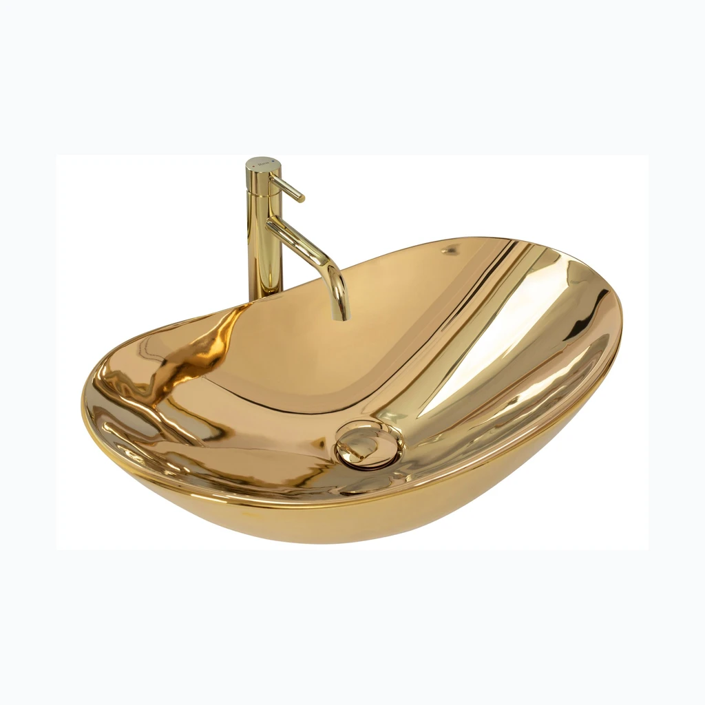 Rea Royal Gold tööpinnal olev pesemisnõu (REA-U4545)
