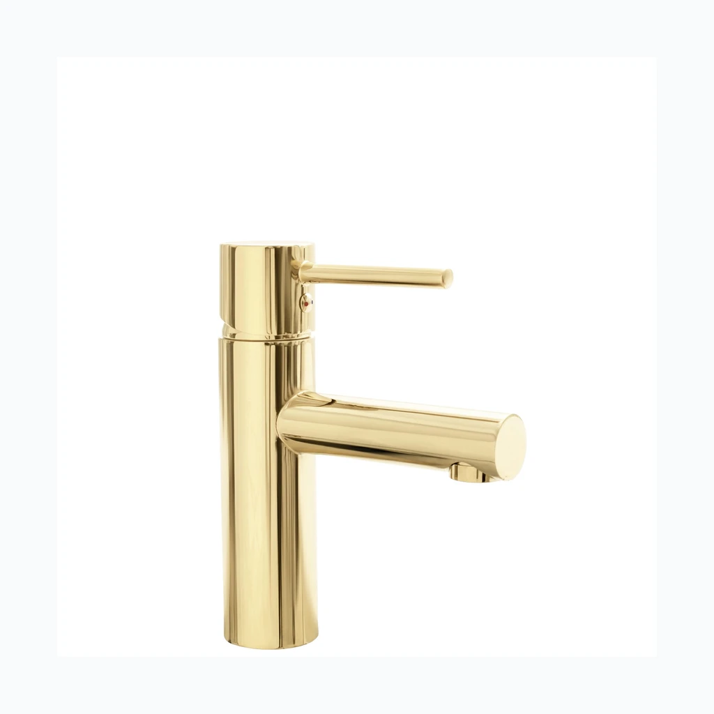 REA TESS Ühe kangiga Смеситель для раковины Gold Low (REA-B8865)