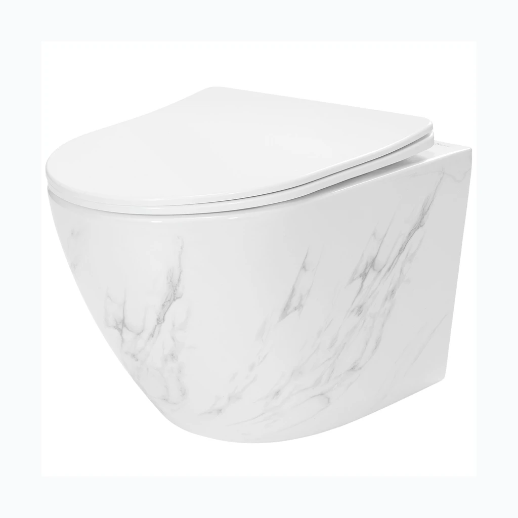 Riputatud WC-kauss Rea Carlos Nature Marble (REA-C6606)