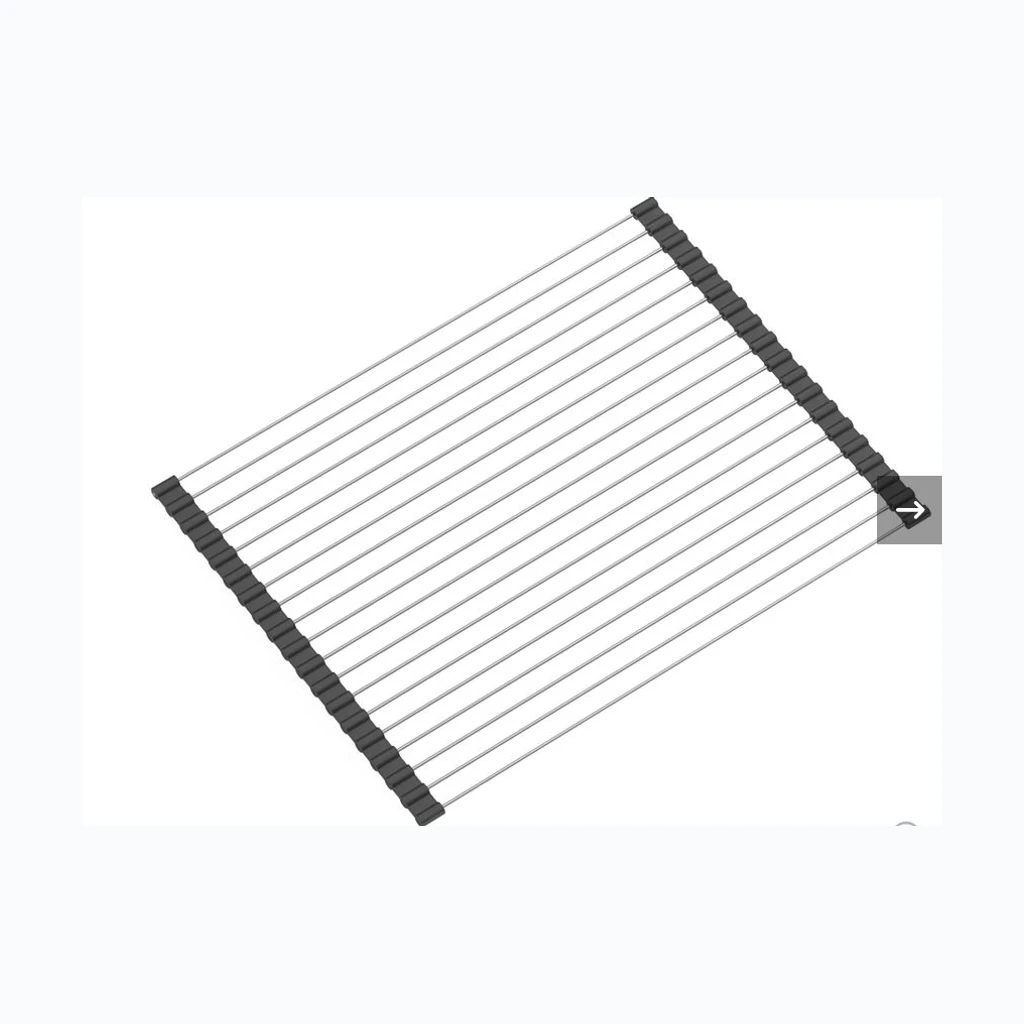 Roll-up dish drying rack Silver (KTS-2465)