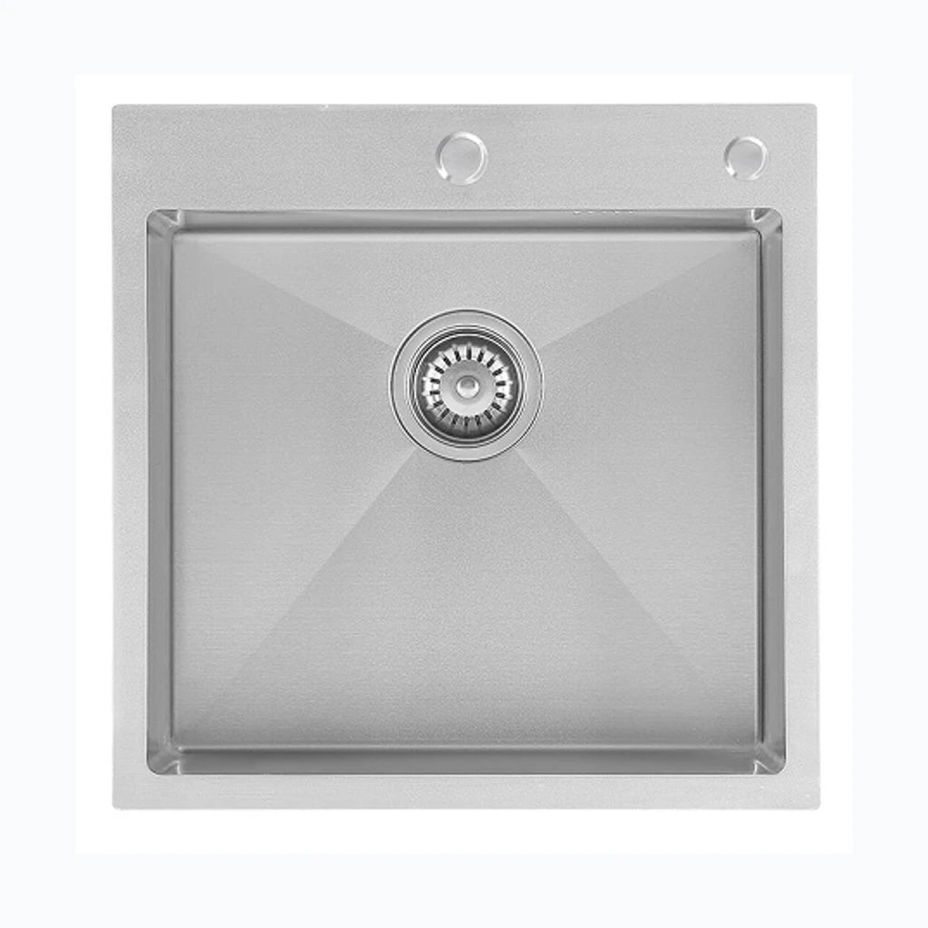 Roostevaba valamu CUBE 500x450 dosaatoriga, satiin (Nordline) (11016)