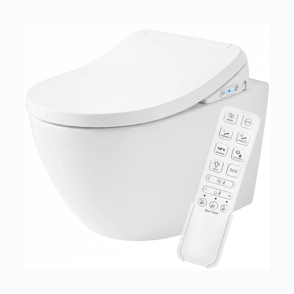 Seinale kinnitatav WC-pott REA Carlo Smart Comfort Tornado (REA-C1287)