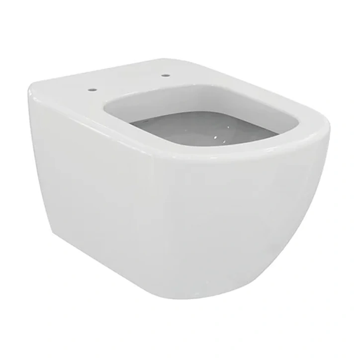 Seinapealne WC-pott Ideal Standard Tesi AquaBlade peidetud kinnitustega, valge