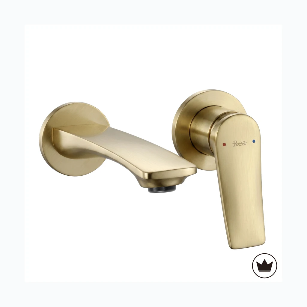 Seinasisene valamusegisti REA VISION Brush Gold + BOX (REA-B6883)