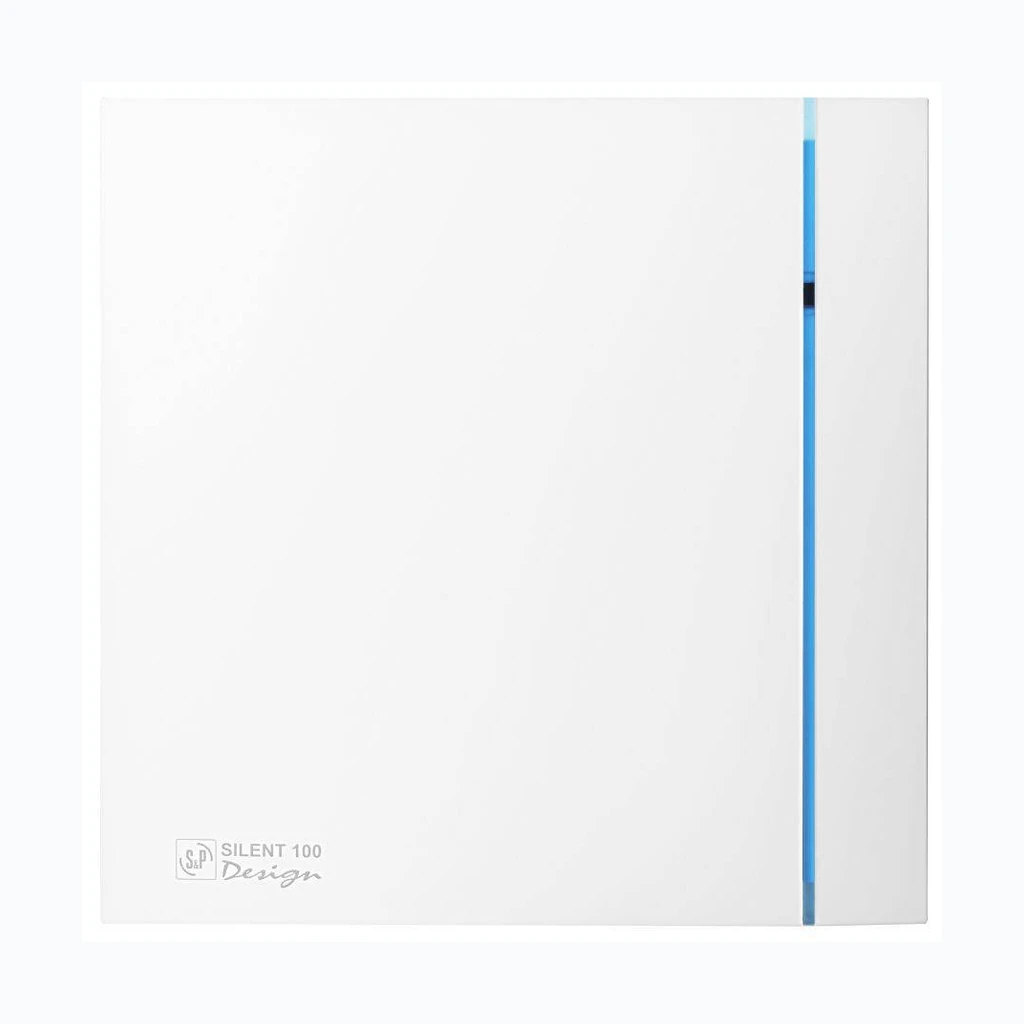 S&amp;P Seinaventilaator SILENT-100 CHZ DESIGN 3C 100, taimeriga, niiskusanduriga (79-5210603300)