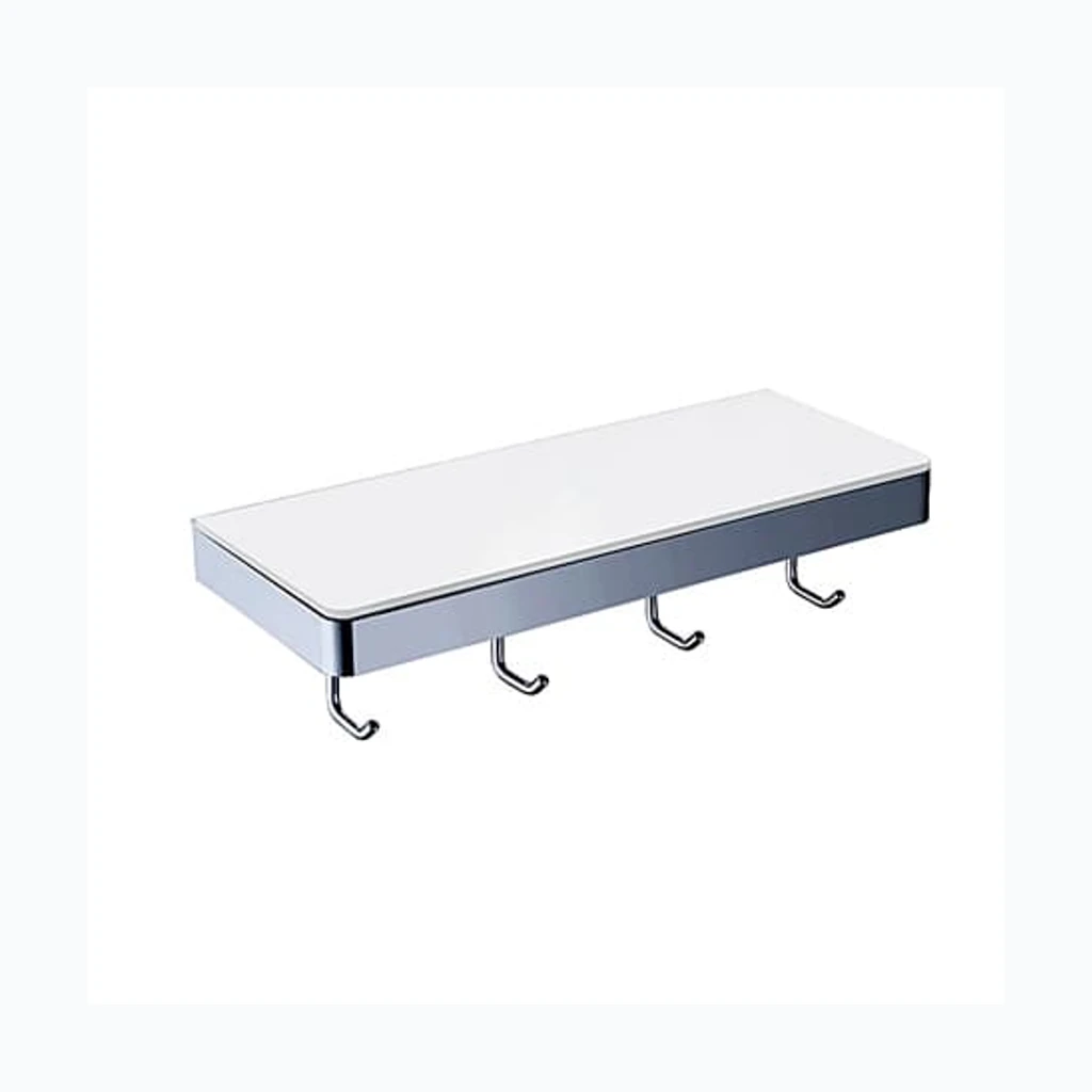 Eumar Shelf with 4-hook Crystal (299-0013-05)