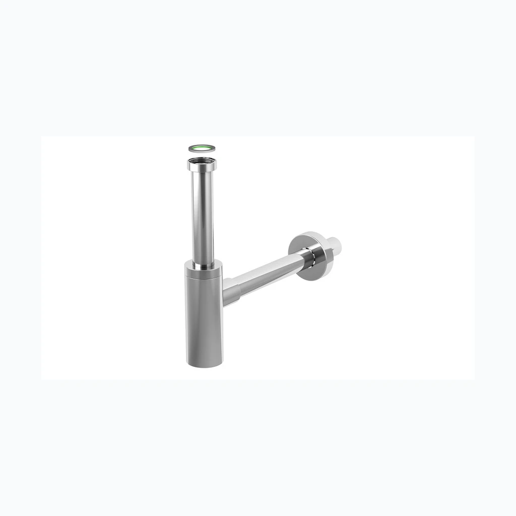 Bonomini Sifoon 1¼”x32 põhjaklapiga valamule kroom (65-007)