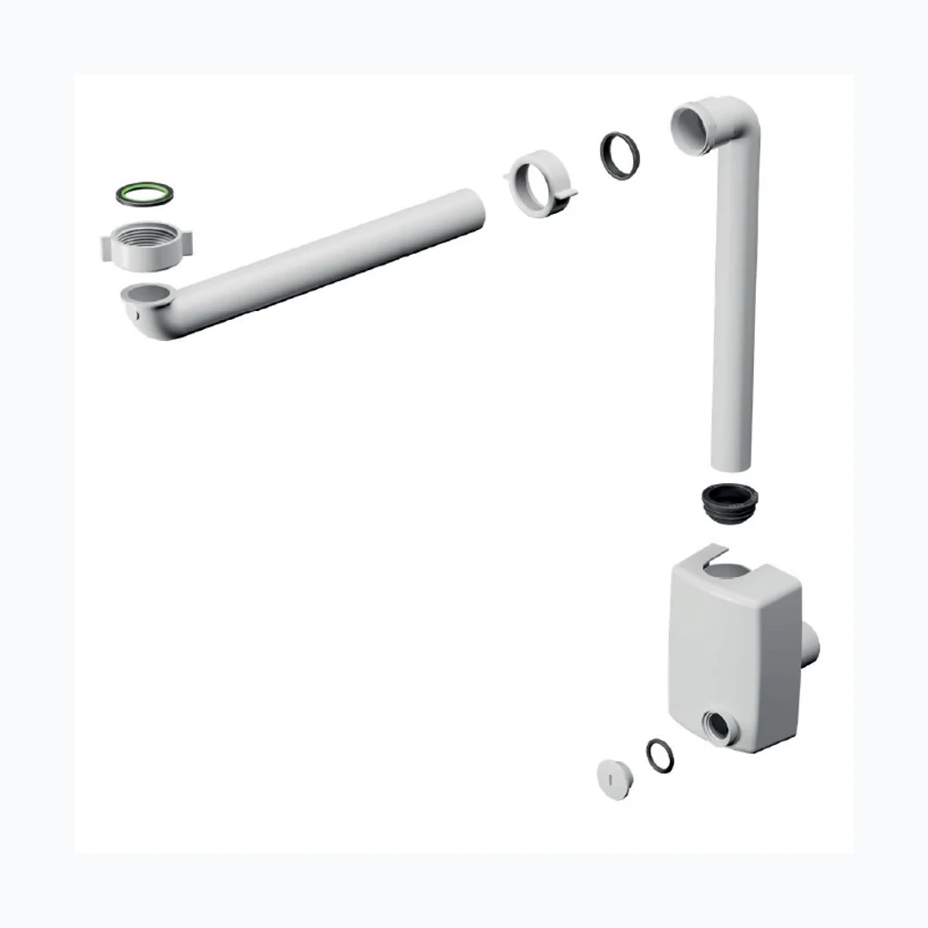Bonomini Сифон 1¼”x32 põhjaklapiga valamule madal (65-005)