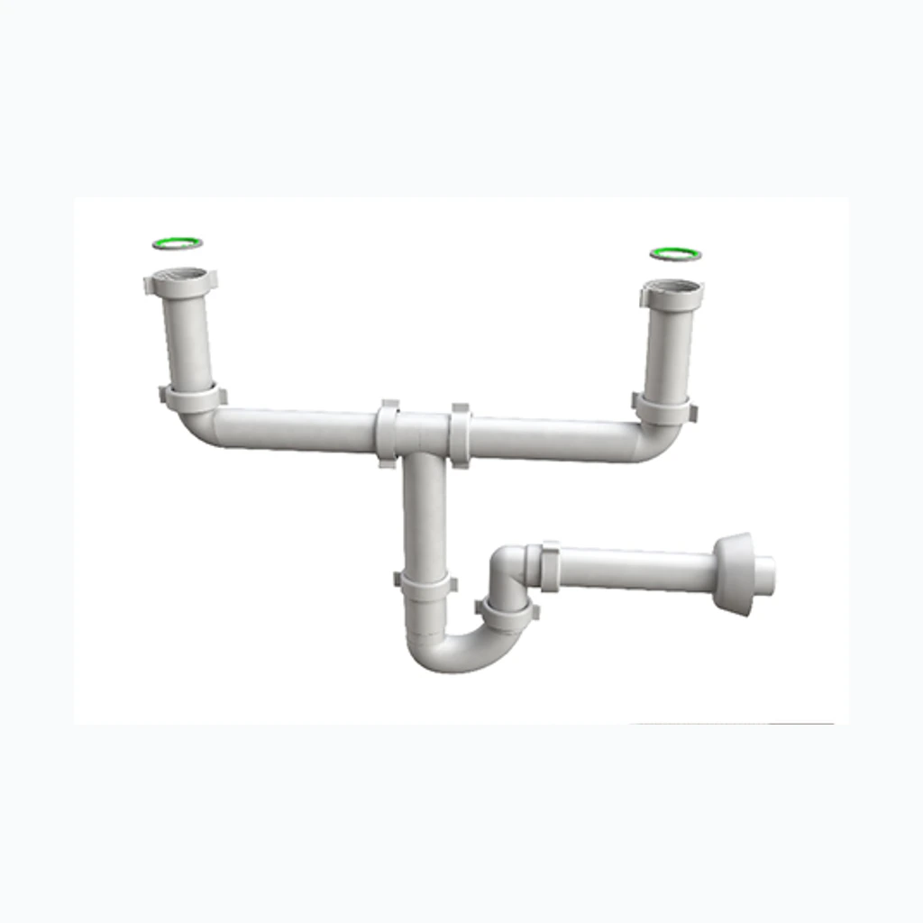 Сифон kahele Кухонная мойкаle 1 1/2" x Ø40 x 230 mm (Nordline) (33055)