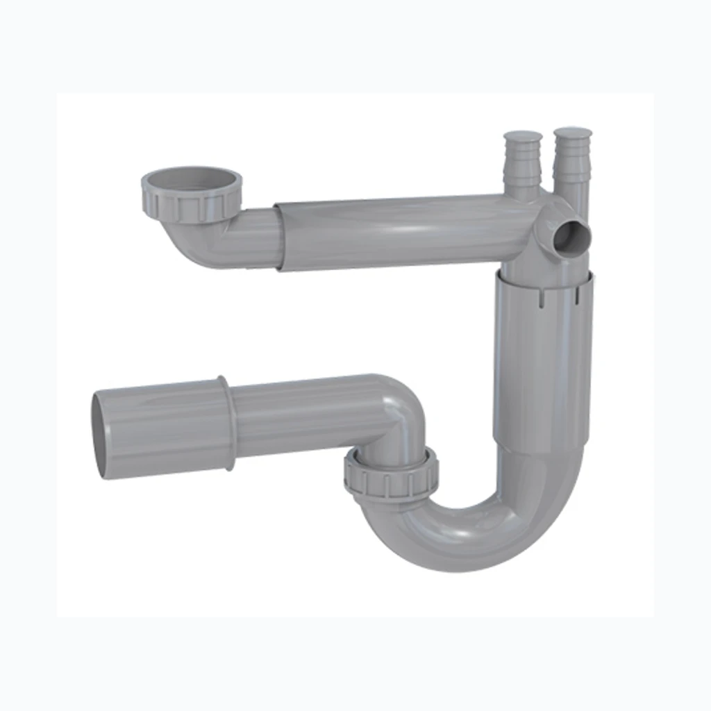 Sifoon köögivalamule 1 1/2" ruumisäästlik (Nordline) (33038)