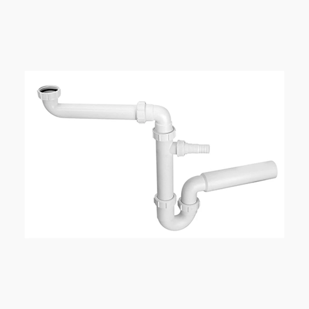 Sifoon köögivalamule 1 1/2" SK x Ø50 ruumisäästlik McAlpine (Nordline) (33048)