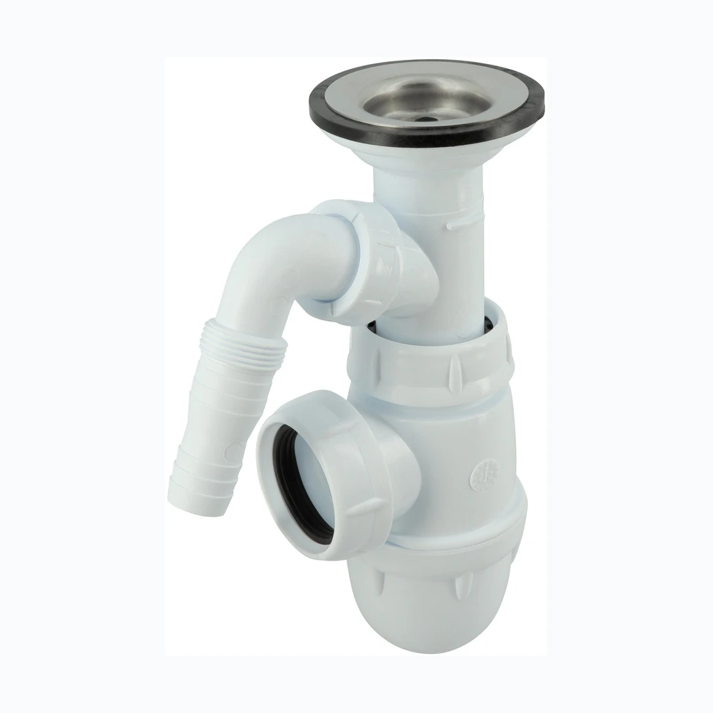Nicoll Sifoon köögivalamule 1 1/2″x40mm, pesumasina ühendus (65-120309)