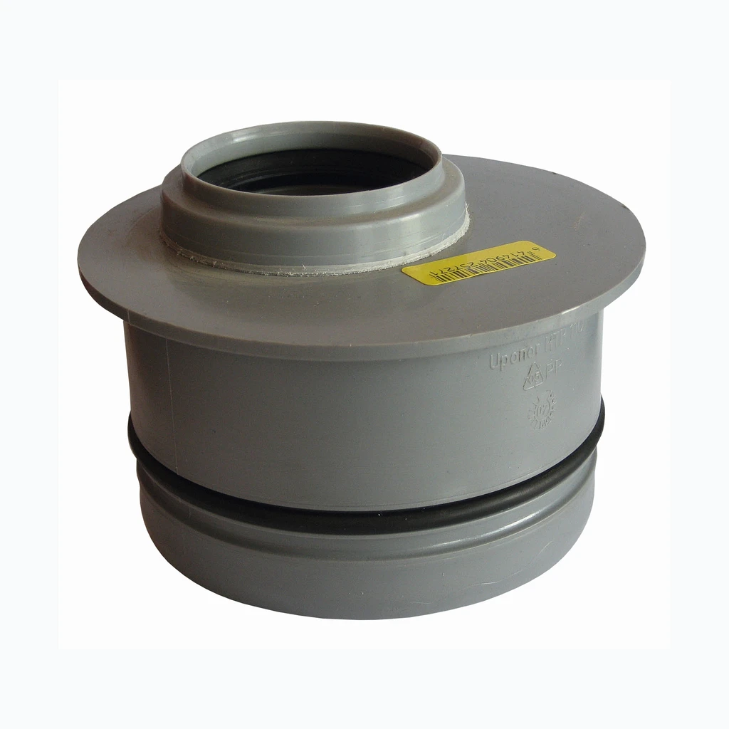 Uponor Siirdmik 75×50 PP BD lühike vertikaalsesse torusse (2470106)