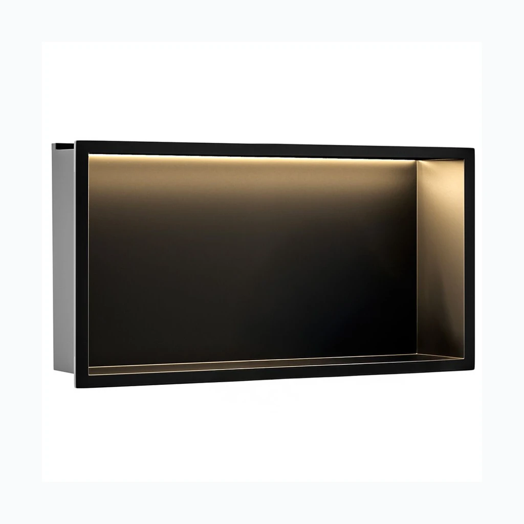 SISSEEHITATAV VANNITOA RIIUL LED 30x60 black (REA-08541)