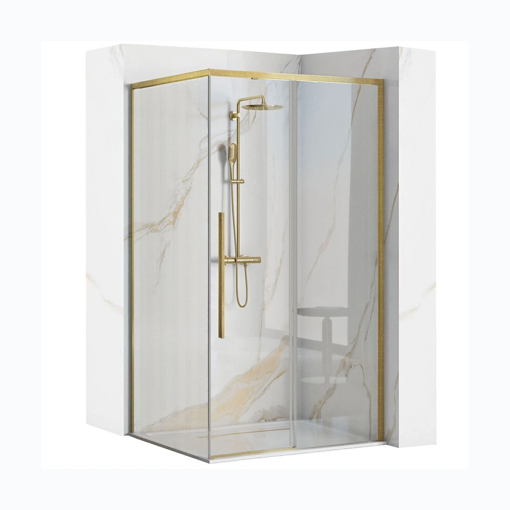SOLAR Душевая кабина GOLD Brush 90x90 (REA-K9500)