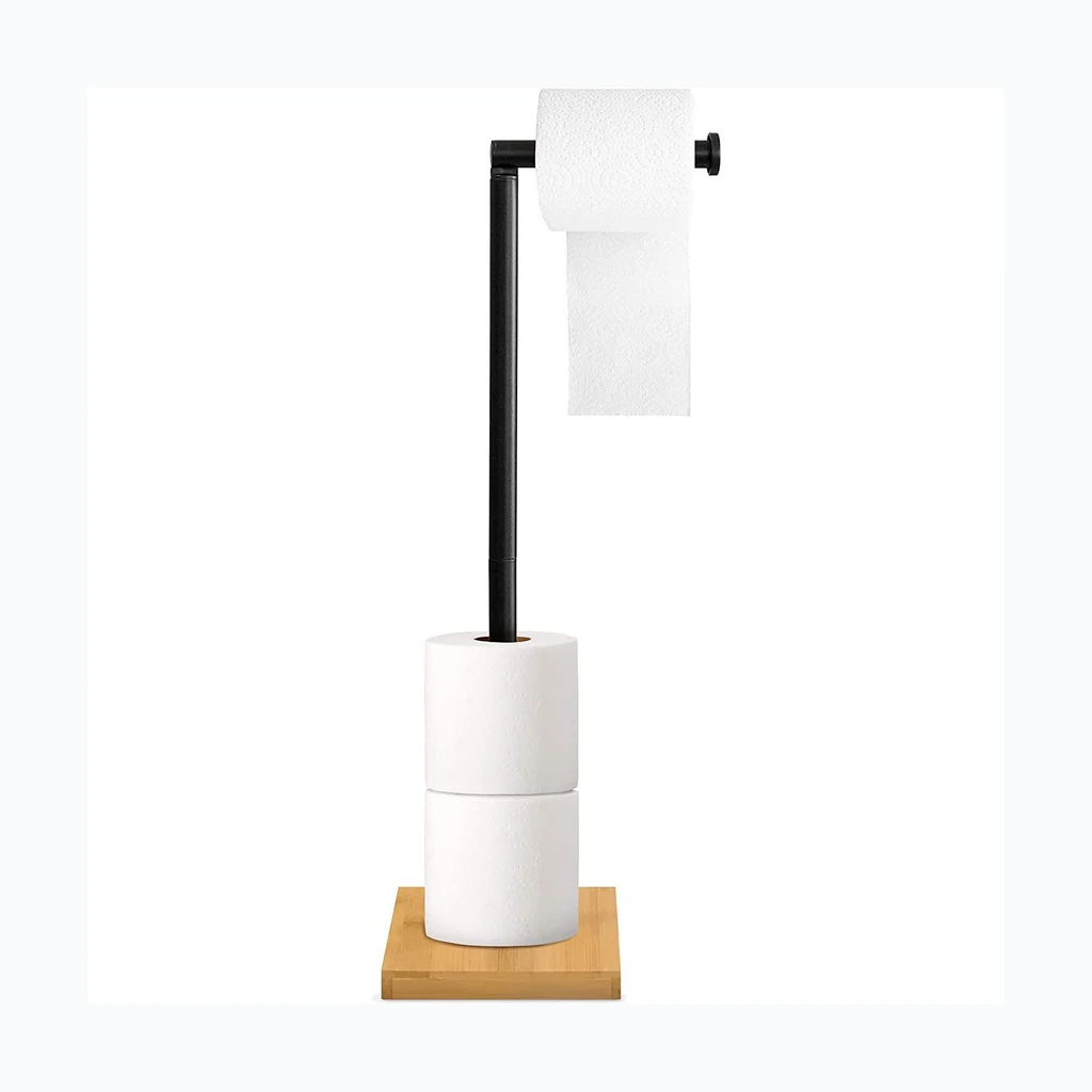 Stojak na papier bambusowy czarny P70505 (REA-50003)