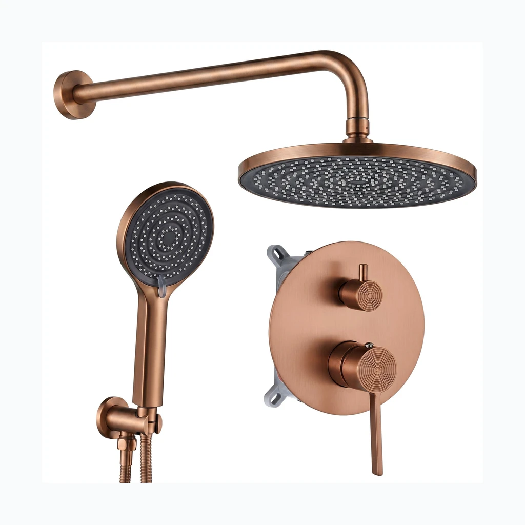 Süvistatav dušikomplekt Rea Foster Brush Copper + BOX (REA-P7621)