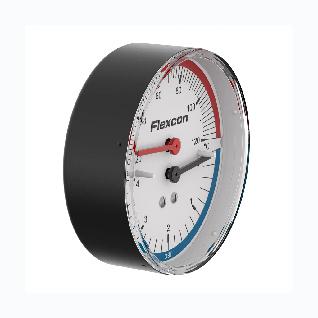 Flamco Termo-manomeeter 120°C 1/2″ 4 bar (45-27250)