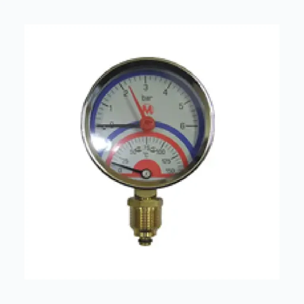 Termo-manomeeter 6bar,80mm, 1/2 4013 H, HORIZONT (3829006)
