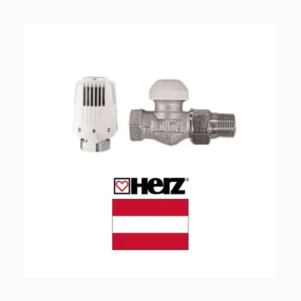 Termostaadi komplekt, sirge 1/2 1772360, HERZ (6320009)