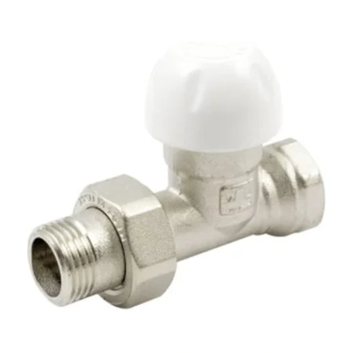 Термостатический радиаторный клапан Tiemme 1/2" прямой (M30×1,5, Kvs 1,5 м³/ч)