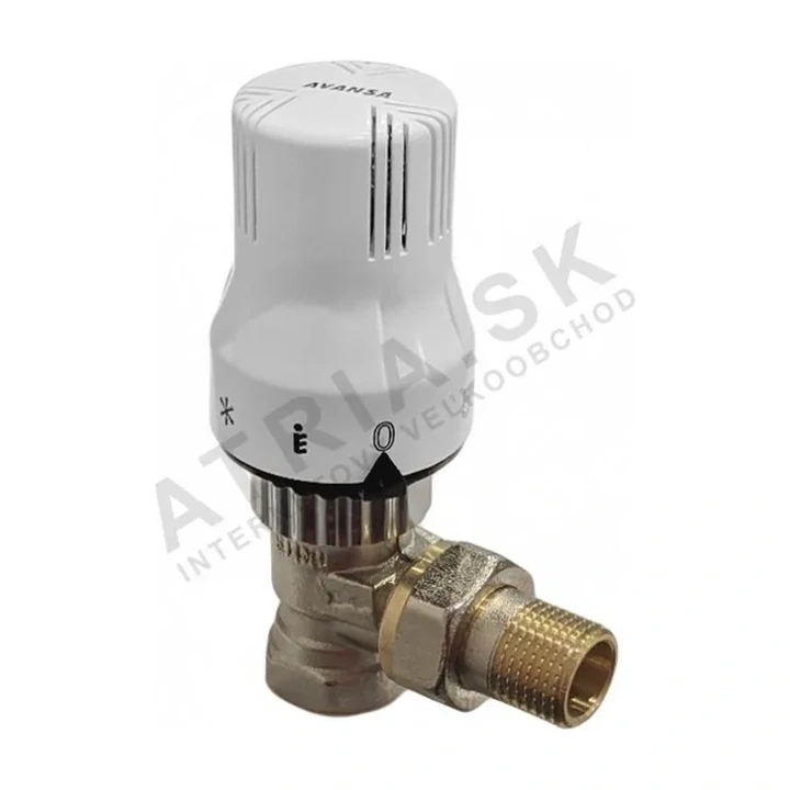Termostaatkomplekt Avansa TH6, külgühendus (AVANSA TH6)