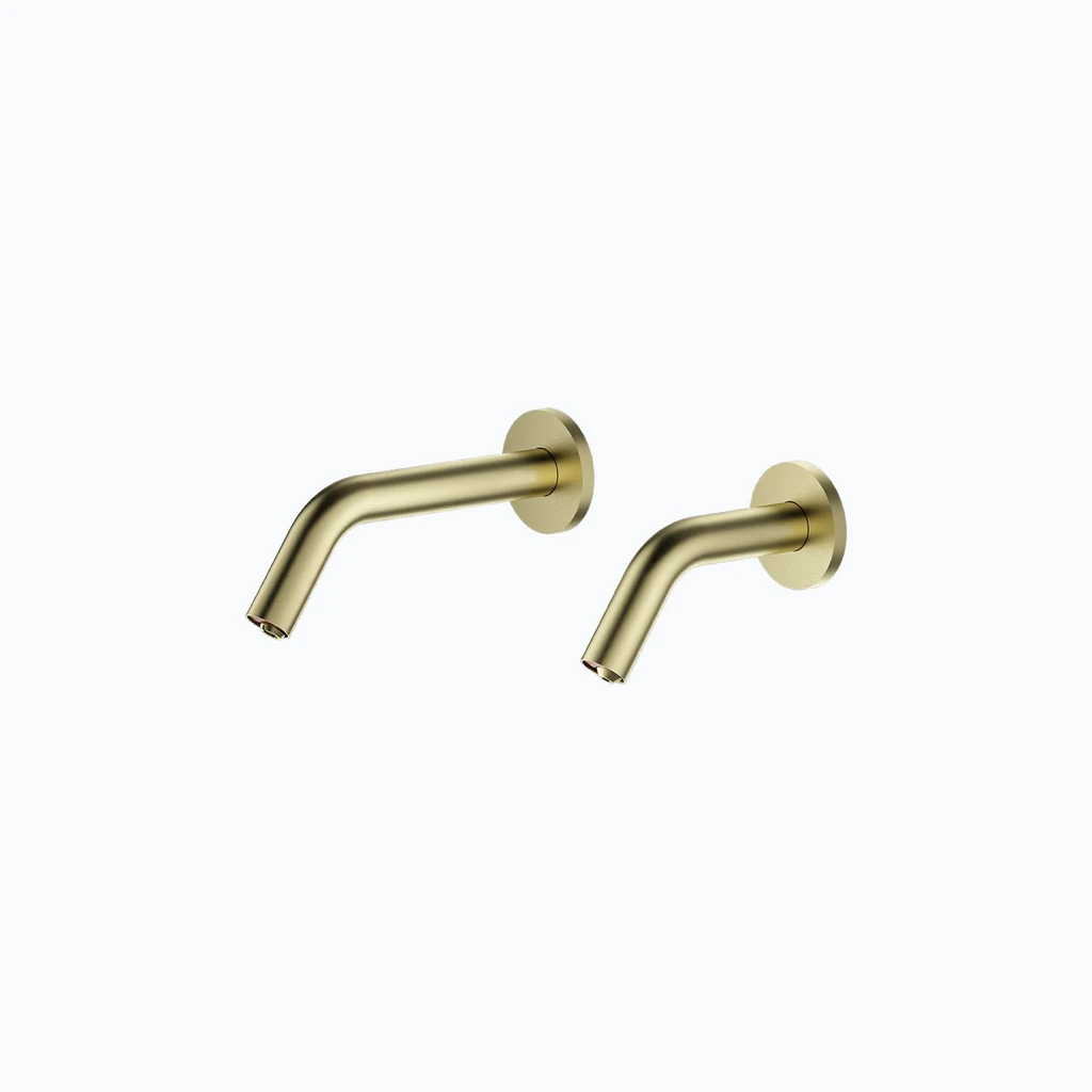Eumar Apollo touchless faucet and soap/disinfectant dispenser set (harjatud kuld) (299-3203-54)