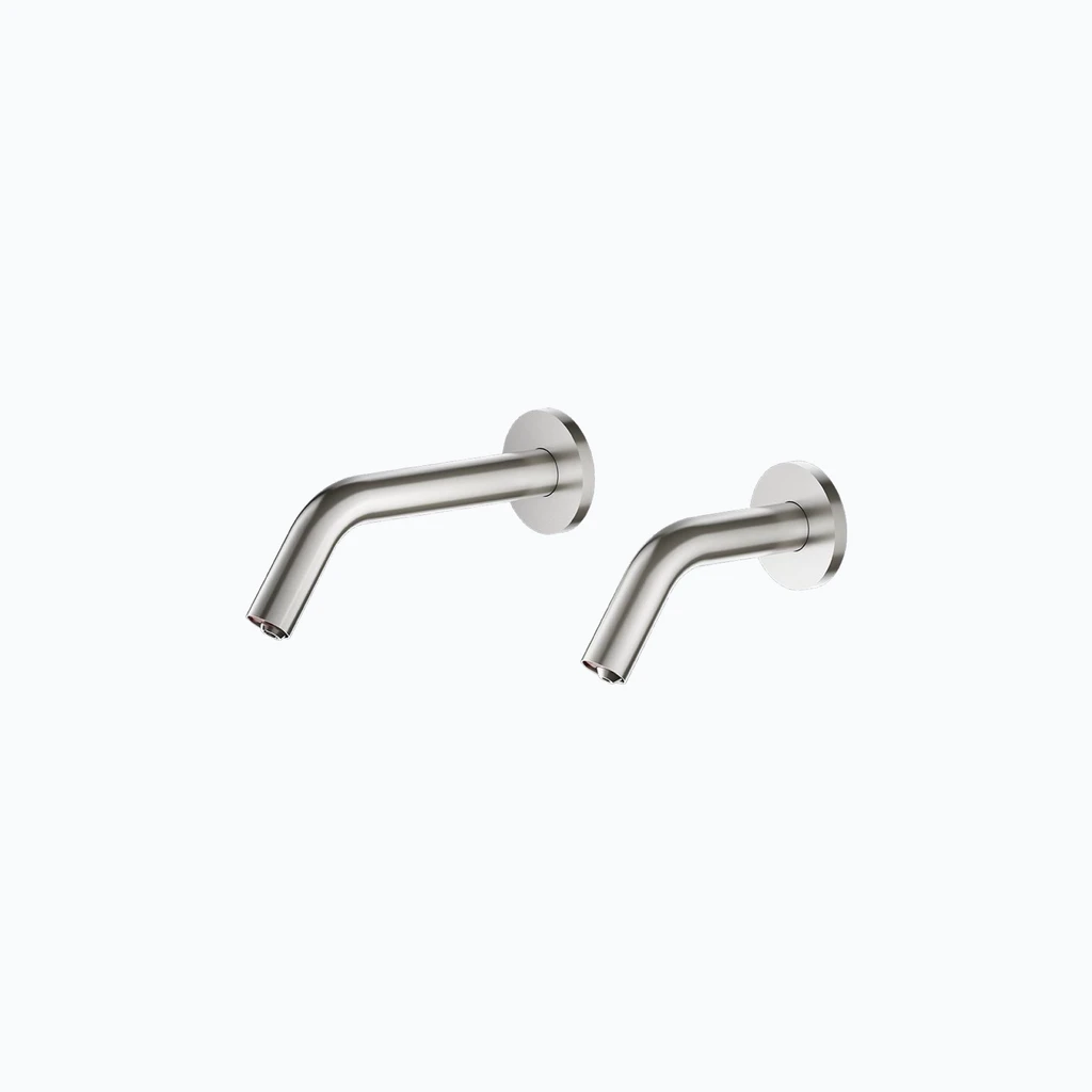 Eumar Apollo touchless faucet and soap/disinfectant dispenser set (brushed nickel) (299-3203-53)