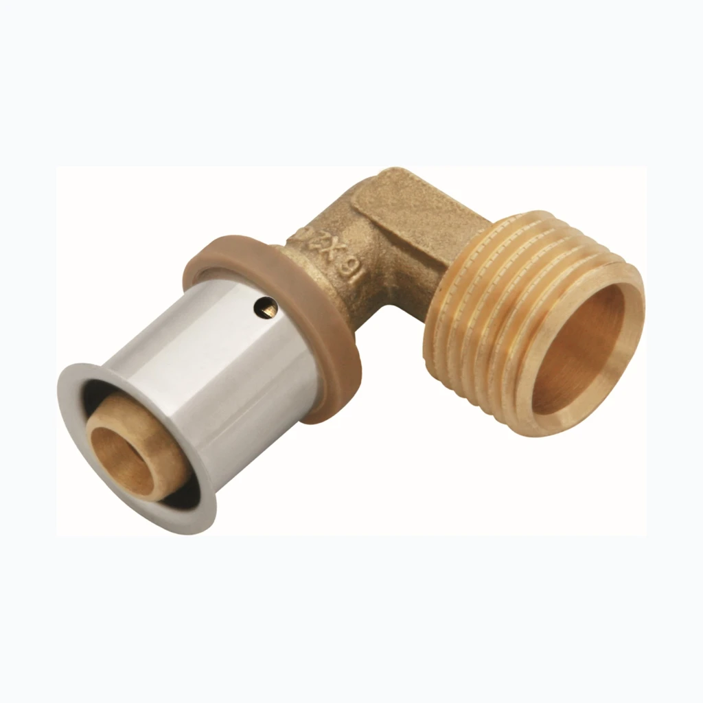 KAN-therm UltraPRESS угольник (отвод) 90° с наружной резьбой 20x¾” (A1724233)