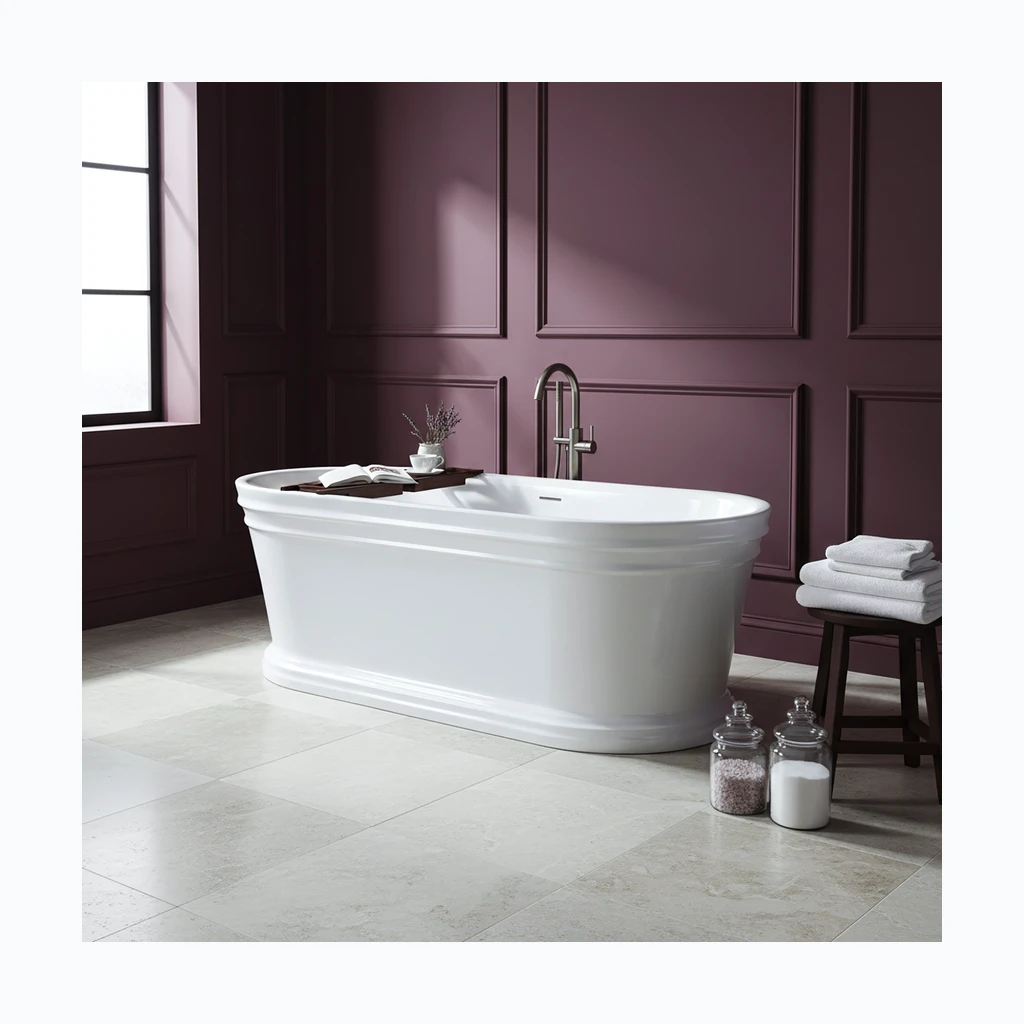 Отдельностоящая акриловая ванна Olivia 170 (KPL-W2507)
