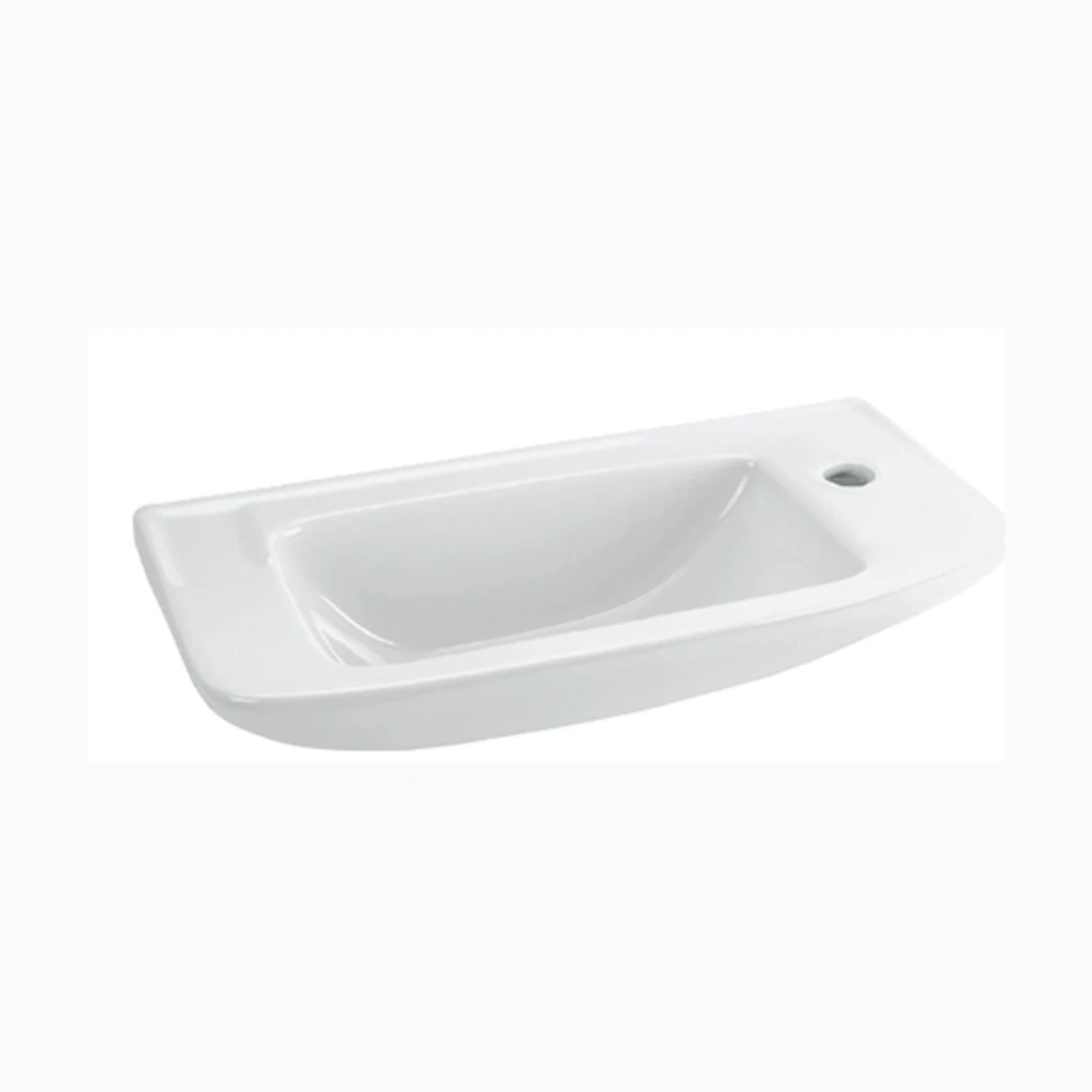 Valamu ULYSSE S Ideal Standard 500x235 Segistiava -Paremal. Valge (130363)