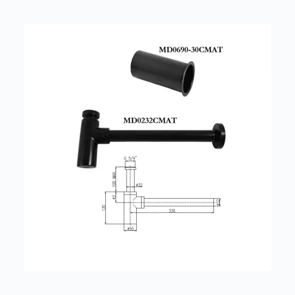 Valamusifoon MD0232CMAT, MELNS/MAT.