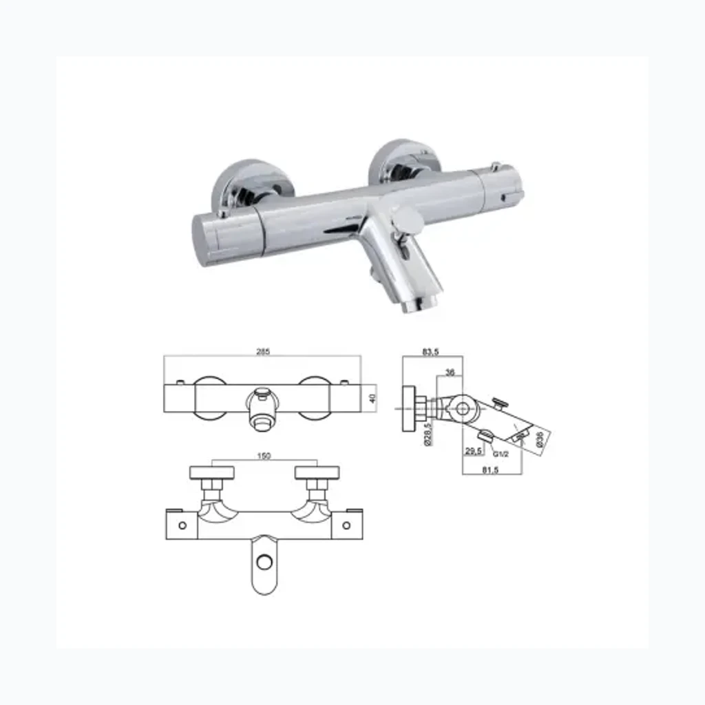 Vannisegisti termostaadiga MG-2220, AMATA (7105001)