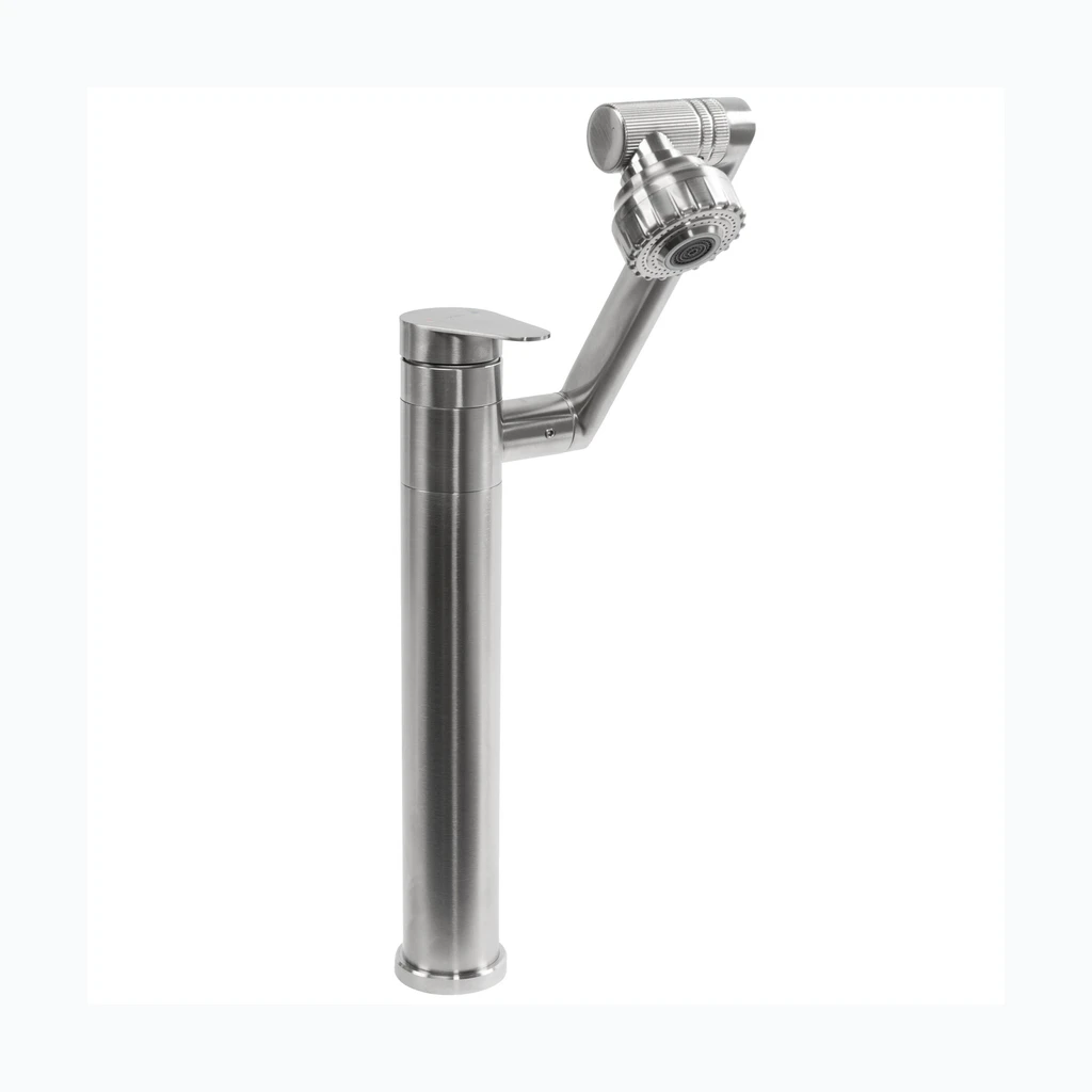 Vannitoa aku Rea PACO Nickel Brush INOX High (REA-B0537)