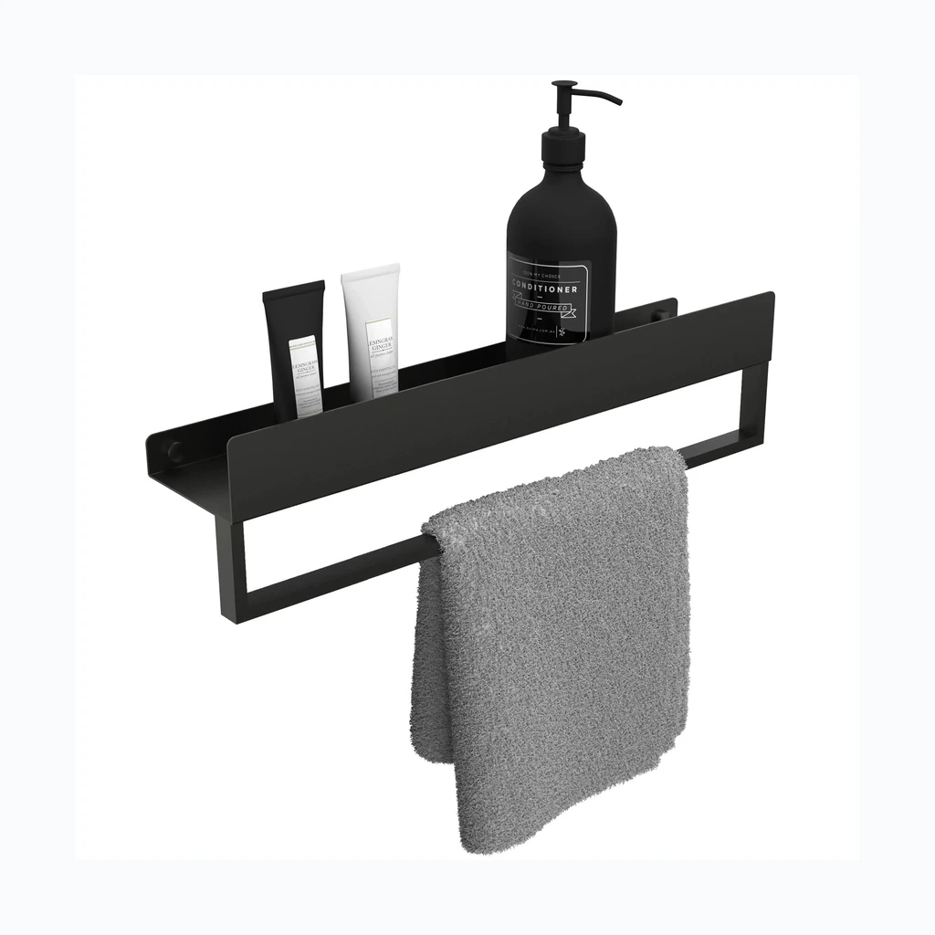 Vannitoa riiul SF01 45cm black matt (REA-06000)