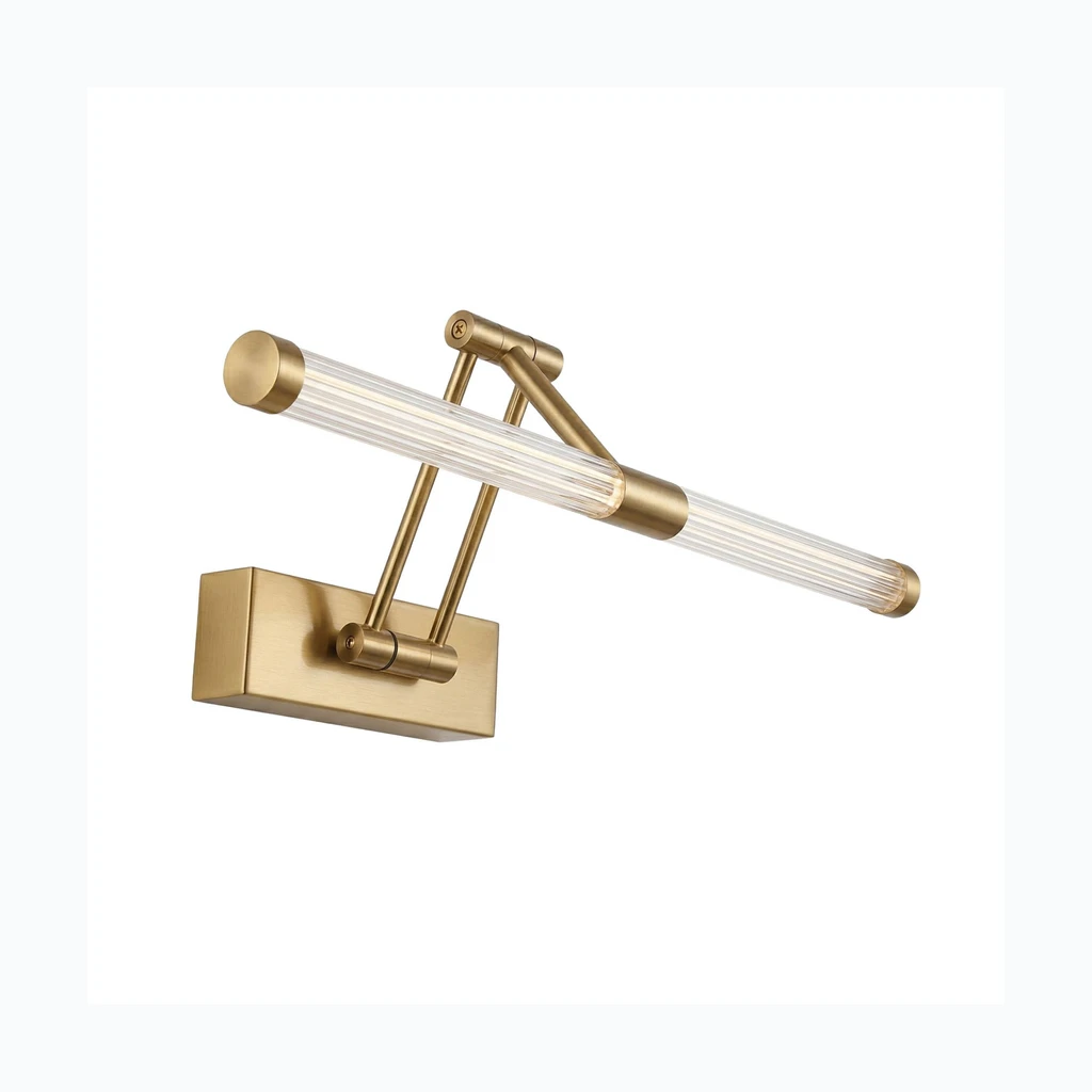 Vannitoa seina LED-valgusti APP1899-1W 40cm BRUSH GOLD (OSW-66054)
