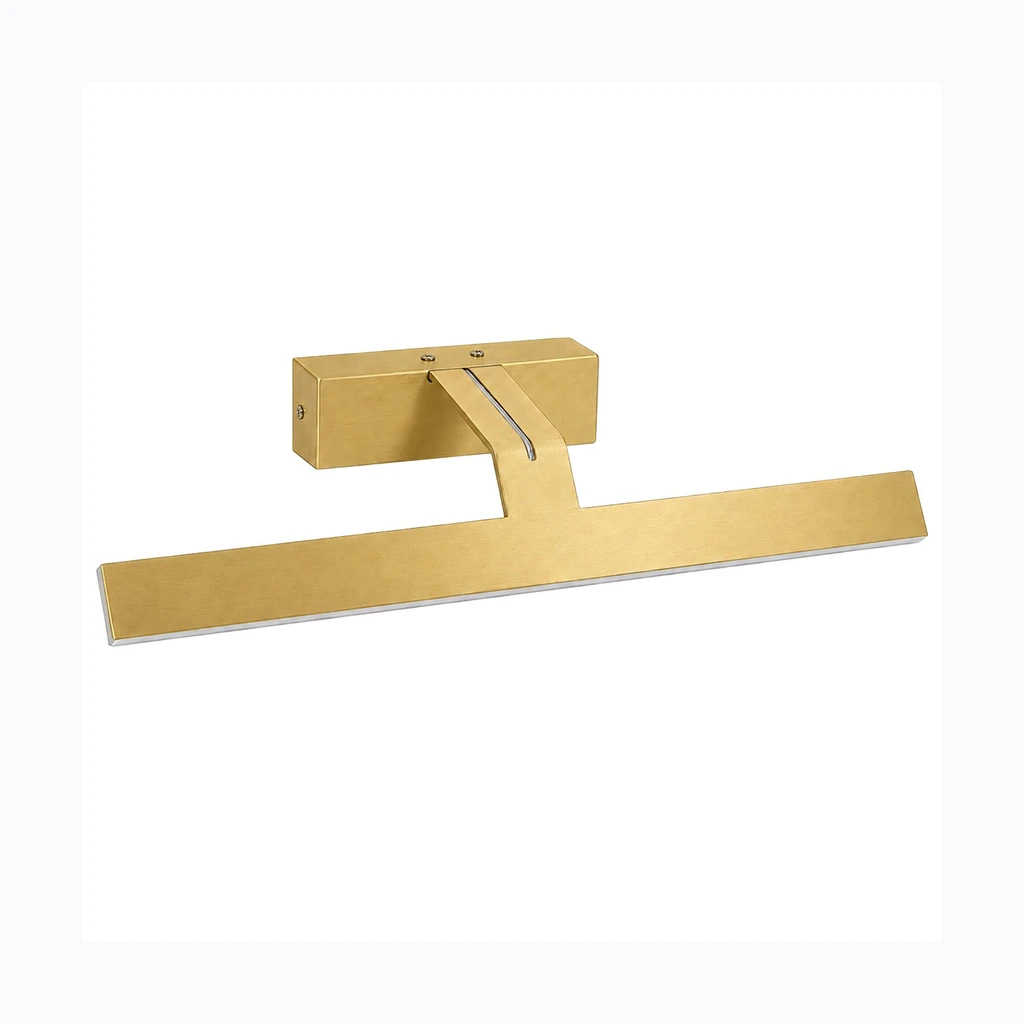Vannitoa seina LED-valgusti SWE007-1W 43cm BRUSH GOLD (OSW-20106)