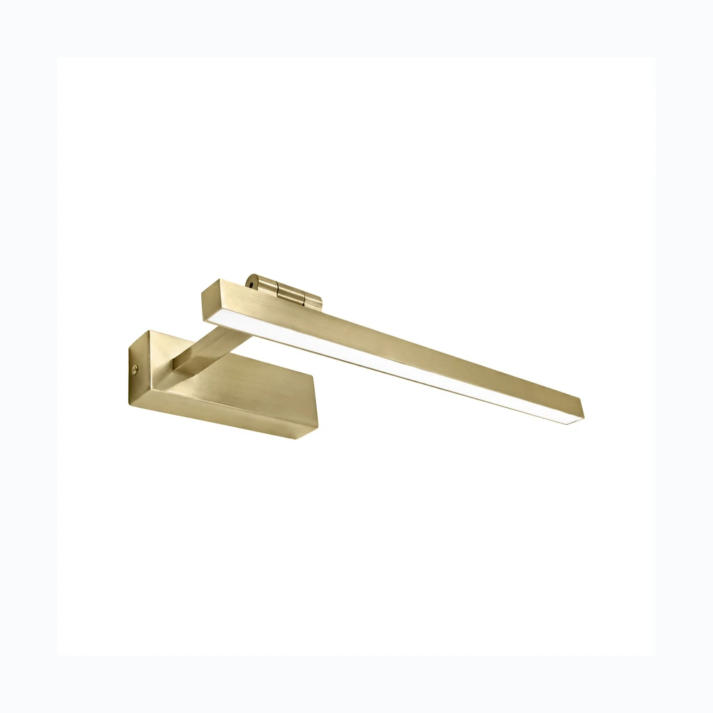 Vannitoa seina LED-valgusti SWE031-1W 40cm Brush Gold (OSW-20130)