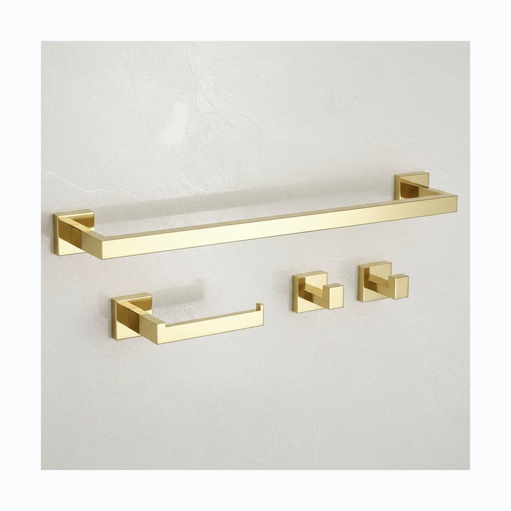 Vannitoa tarvikute komplekt Rio Gold 4 osa (REA-05014)