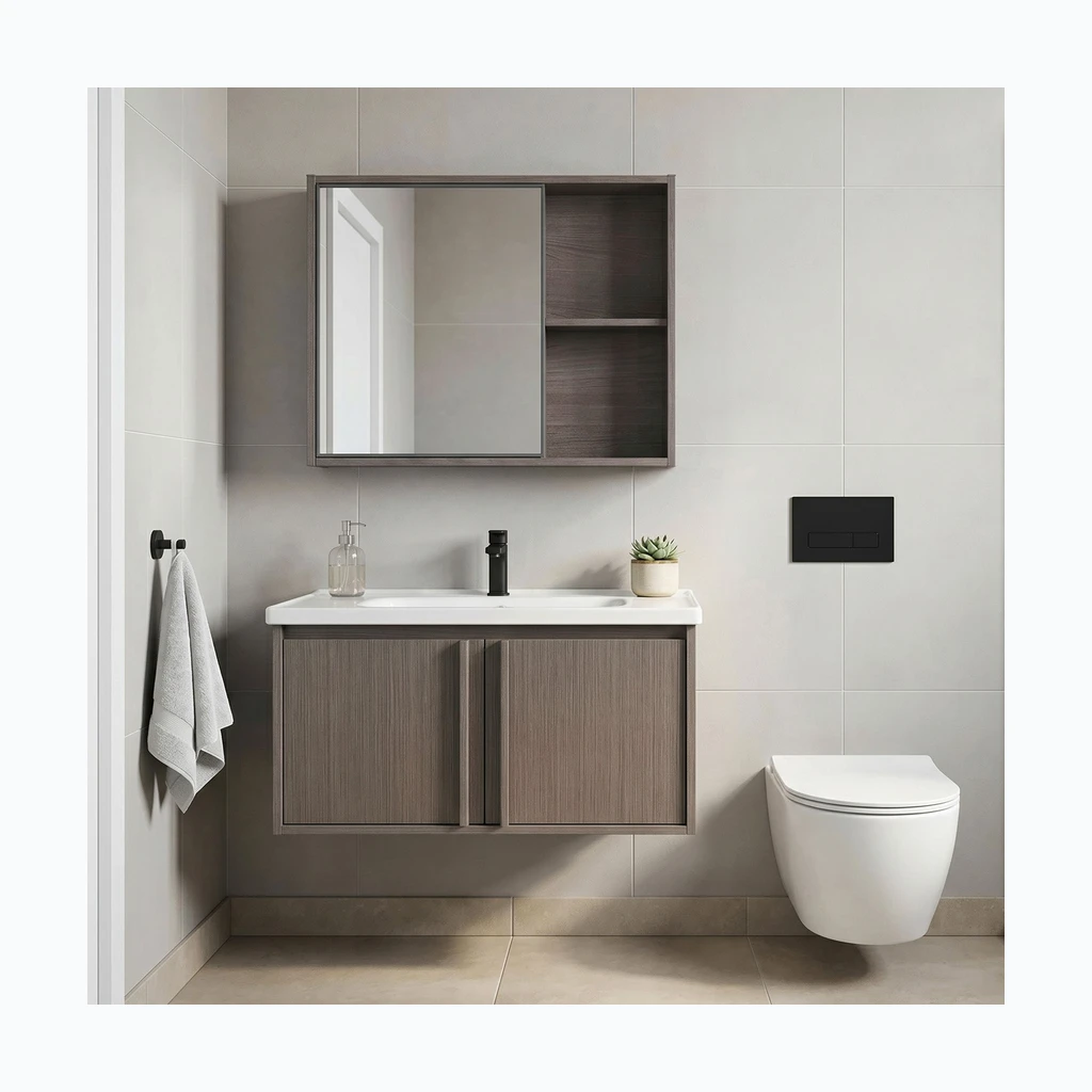Vannitoamööblikomplekt koos valamuga Gama T25023 KJM 80CM (REA-M0210)