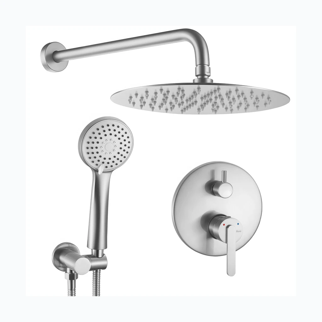 Varjatud dušikomplekt Rea Ontario Brush Nickel + BOX (REA-P5503)