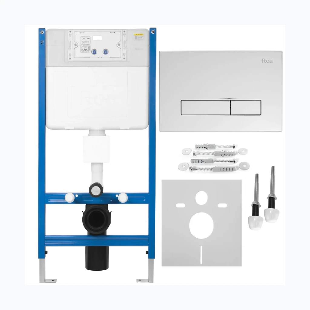 Varjatud WC riiul K011A-Q REA HD Chrome (KPL-E9561)
