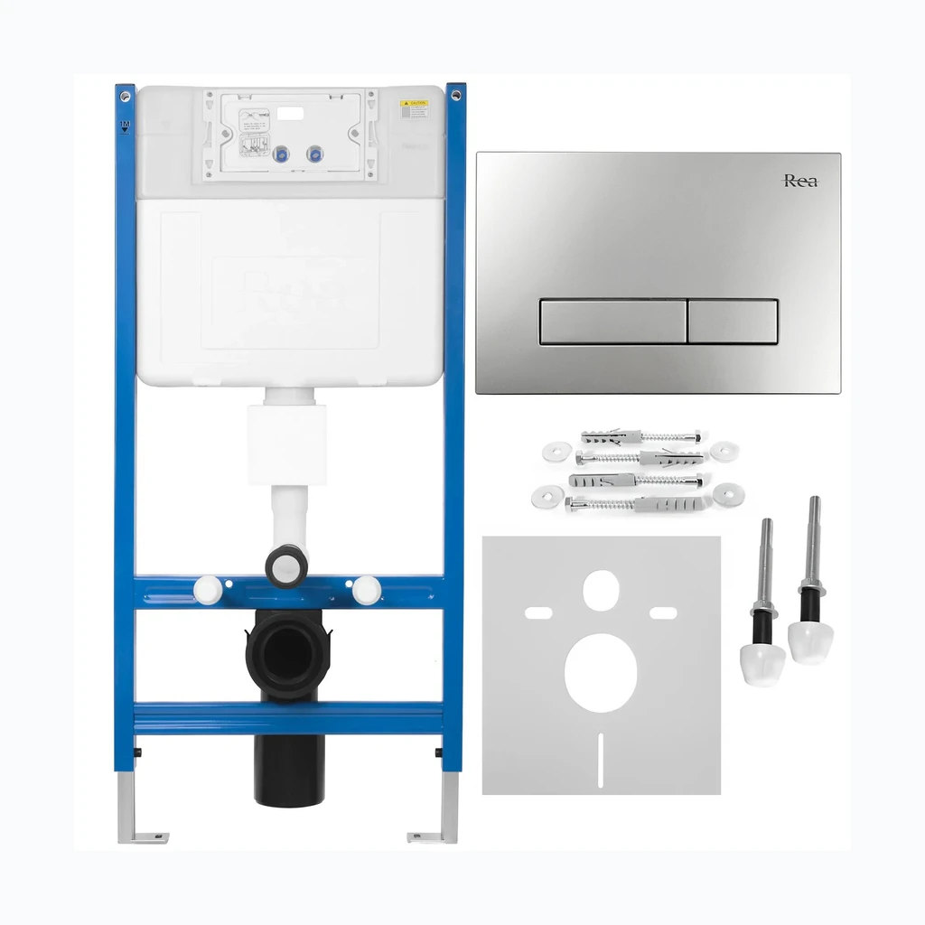 Varjatud WC riiul K011A-Q REA HD Satin (KPL-E0635)
