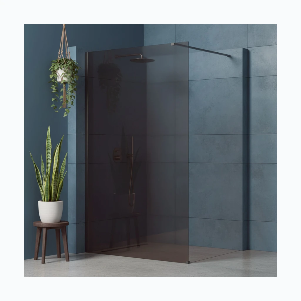 Walk-in dušisein Rea Flexi Brown / Titan 110 (KPL-K99471)