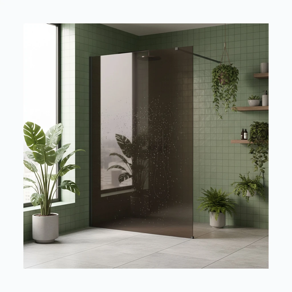 Walk-in dušisein Rea Flexi Brown / Titan 140 (KPL-K99488)