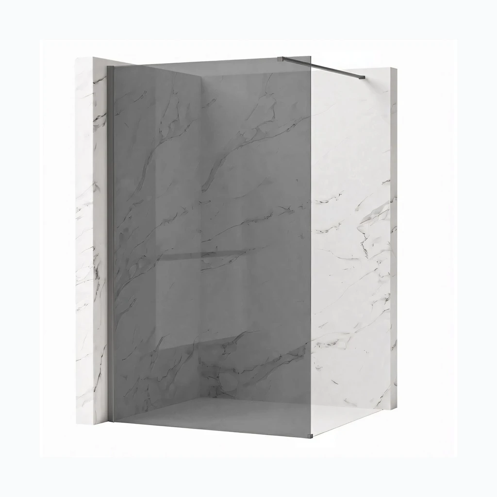 Walk-in dušisein Rea Flexi Grey / Titan 90 (KPL-K99485)